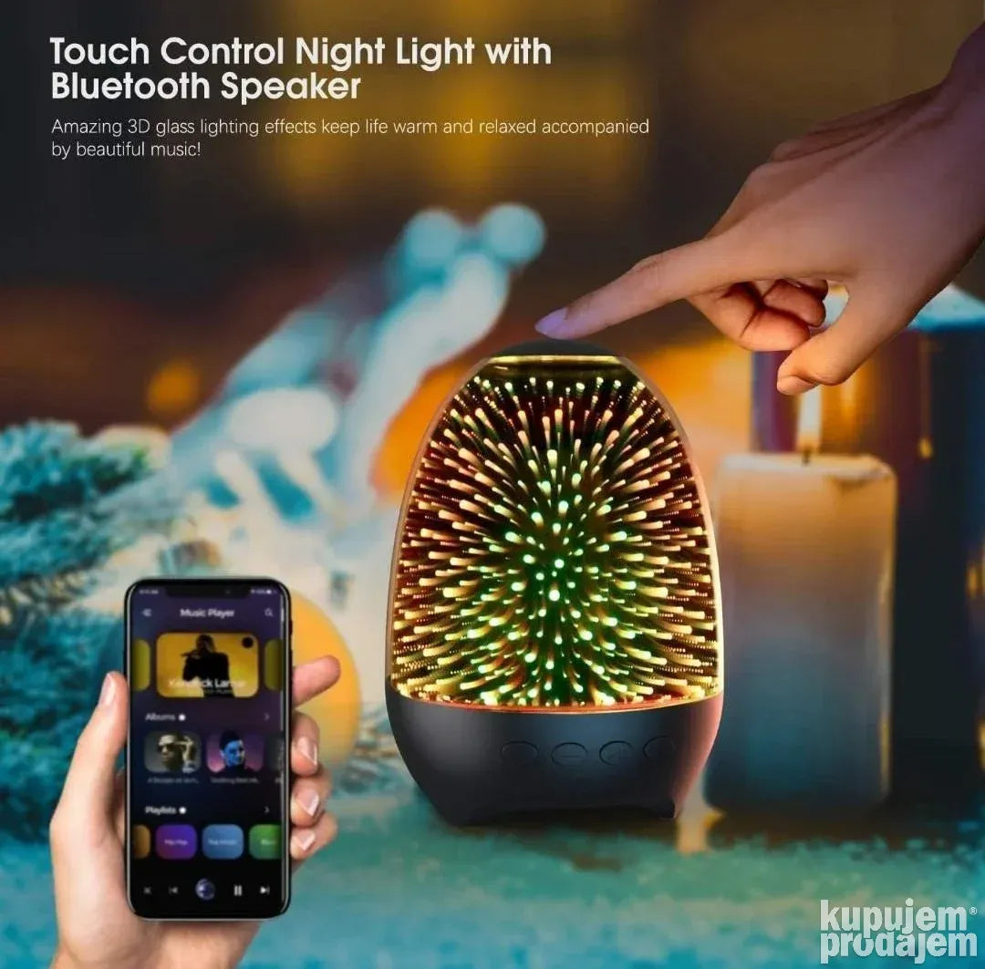 Bluetooth lampa na touch