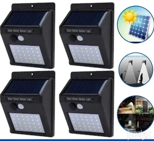 4 Solarna Led Reflektora sa 20 dioda