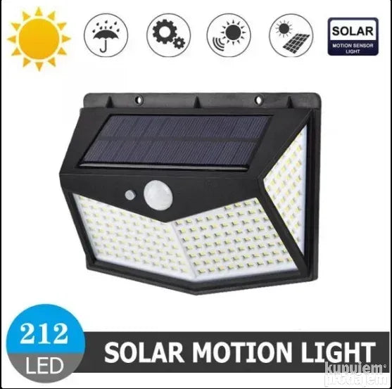 Solarni reflektor sa 212 LED dioda