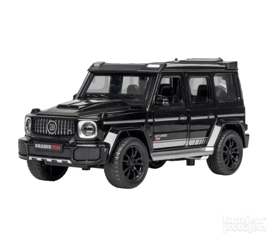 Mercedes G700 Brabus 1:32 crni metalni auto