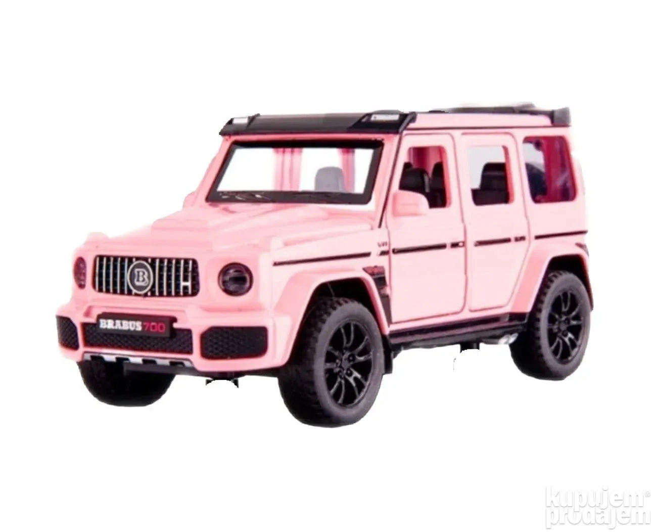 Mercedes G700 Brabus 1:32 Pink metalni auto