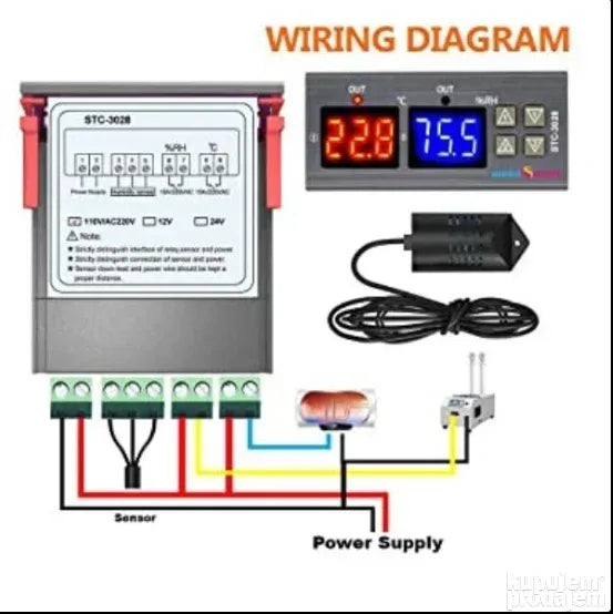 Regulator vlage i temperature - STC 3028