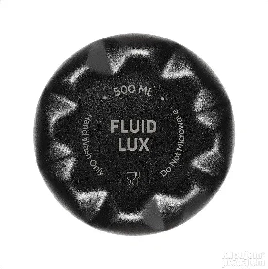 FLUID LUX, termos, 500 ml, crni