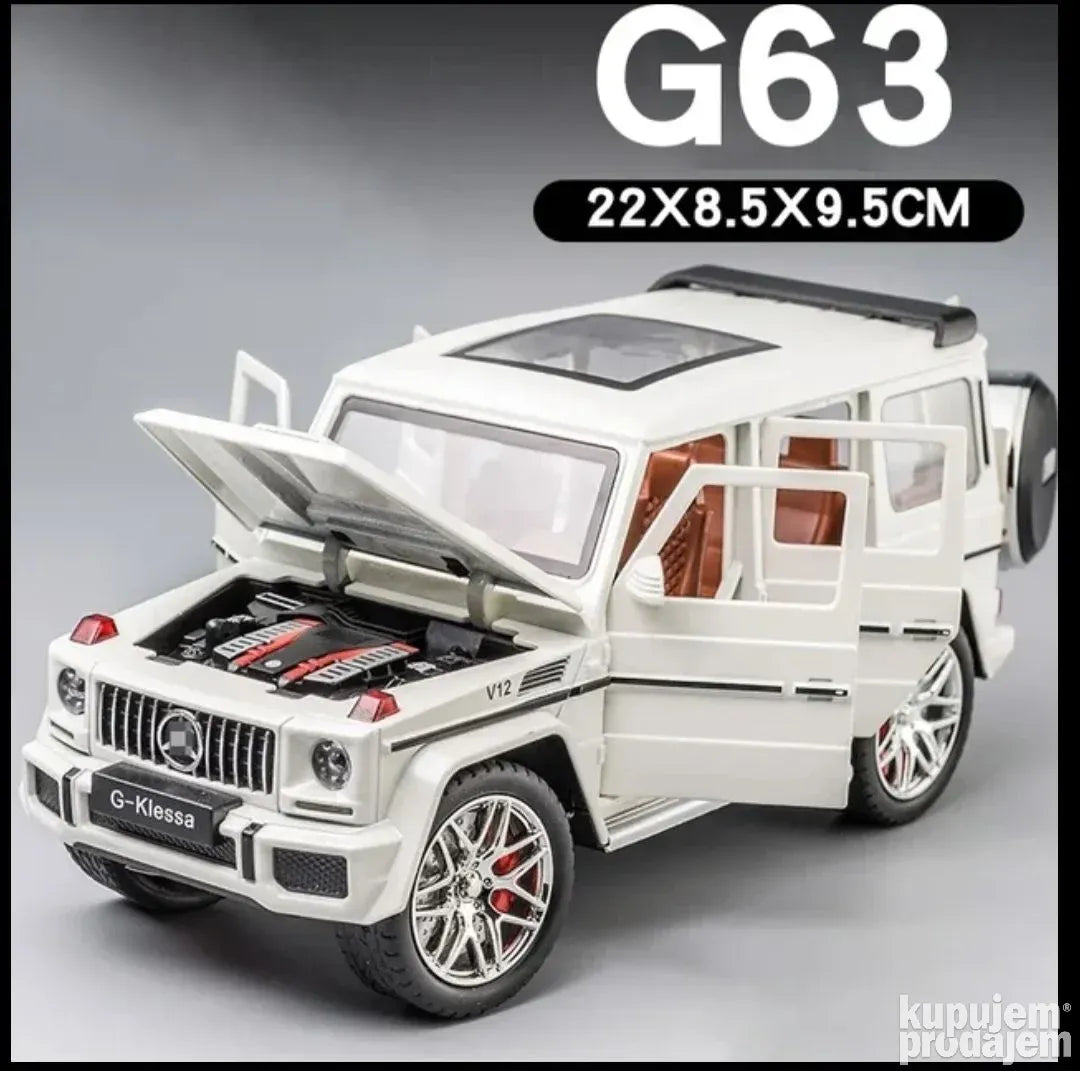 G63 Mercedes Benz 1/24 bela