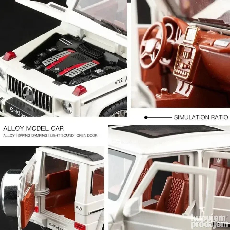 G63 Mercedes Benz 1/24 bela