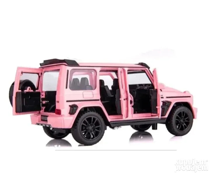 Mercedes G700 Brabus 1:32 Pink metalni auto