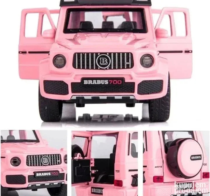 Mercedes G700 Brabus 1:32 Pink metalni auto