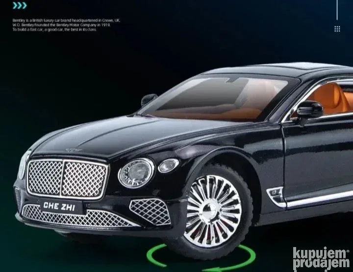 Bentley Continental GT 1:24 metalni auto