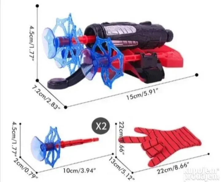 Spiderman rukavica ispaljivač strelica