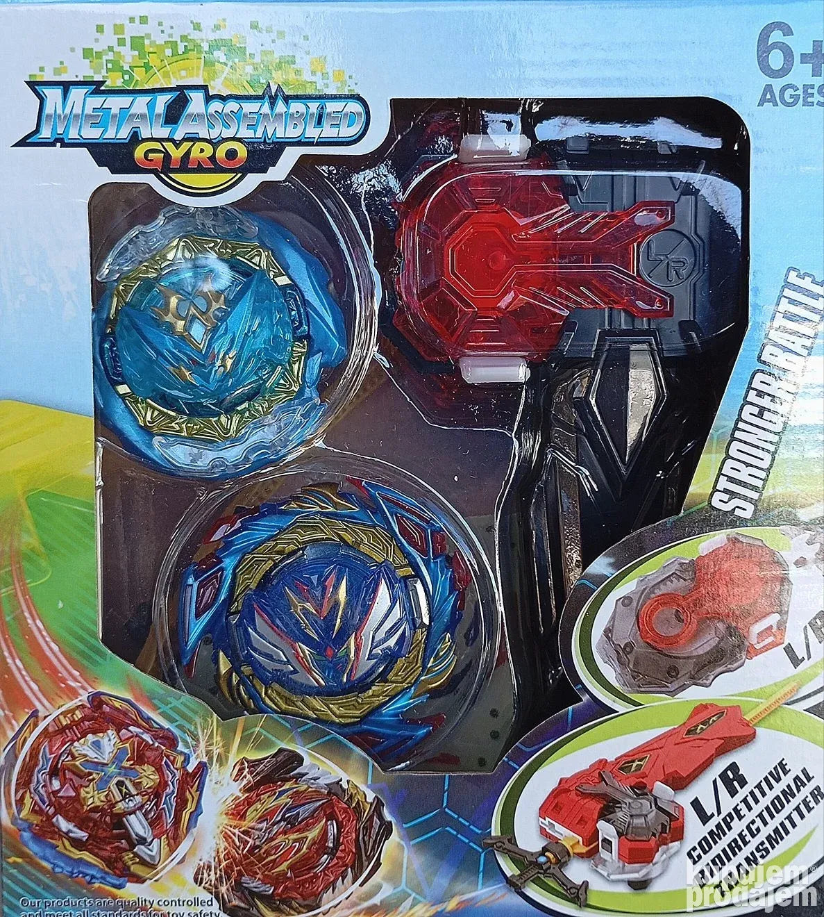 Beyblada metalne čigre savior Valkyrie  i cyclone belial