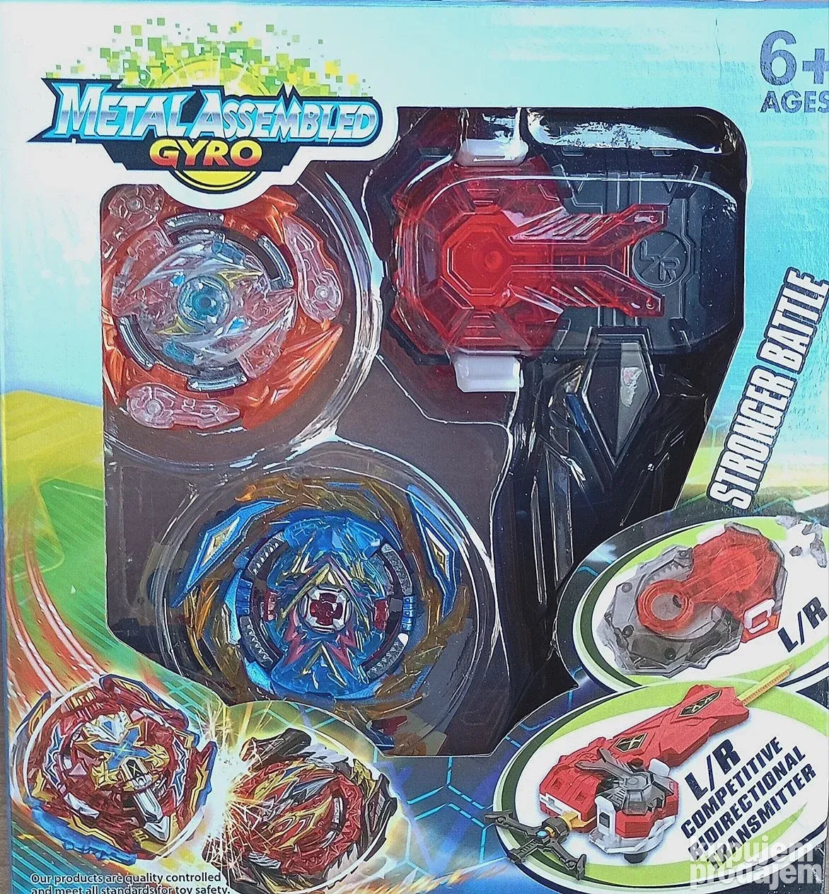 Beyblade metalne čigre brave valtryek i glide ragnaruk