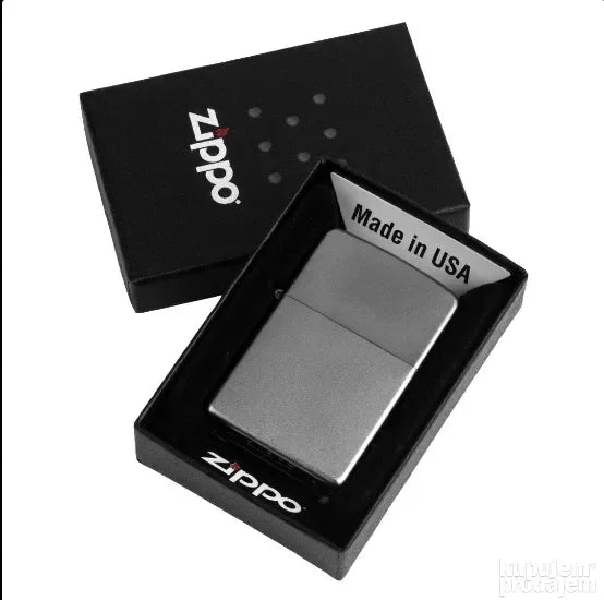 ZIPPO 205, metalni upaljač u poklon kutiji, sjajno metalni