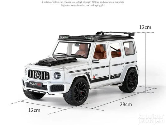 1:18 Mercedes G800 Brabus  Beli