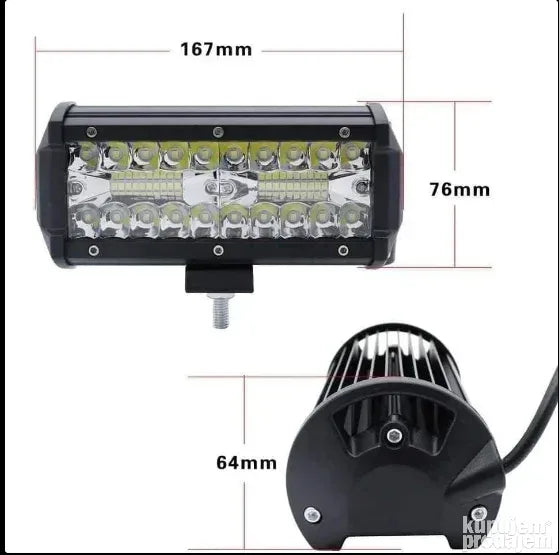 LED radni far 120W 40 dioda