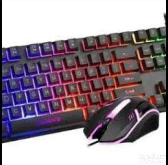 Komplet tastatura i miš JK-KT288 Membrane Lights