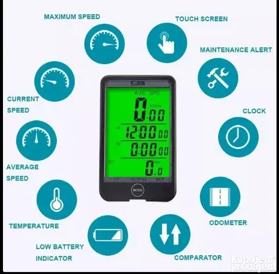 Brzinomer za bicikl SD-576A