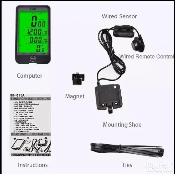 Brzinomer za bicikl SD-576A