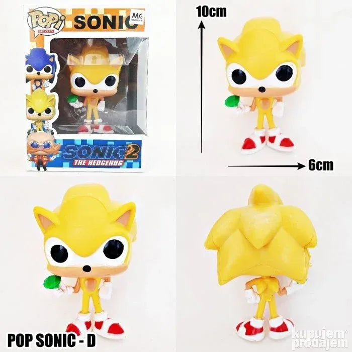 Funko pop Super Sonic sa dijamantom figurica