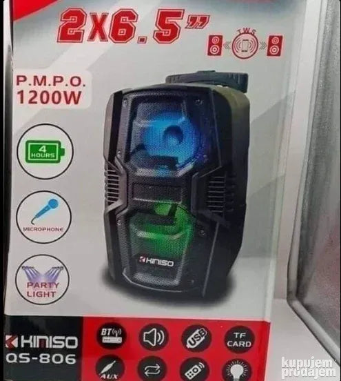 Bluetooth Karaoke Zvučnik Kimiso QS-806