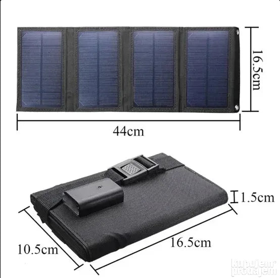 Prenosivi solarni panel (punjač) - 20W