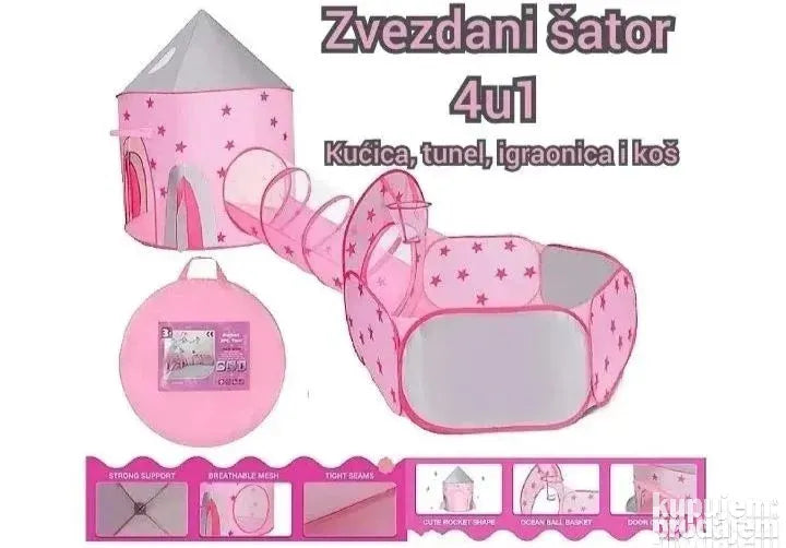 4u1 zabavni šator za decu