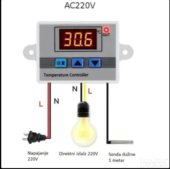 Termostat XH-W3002 220V