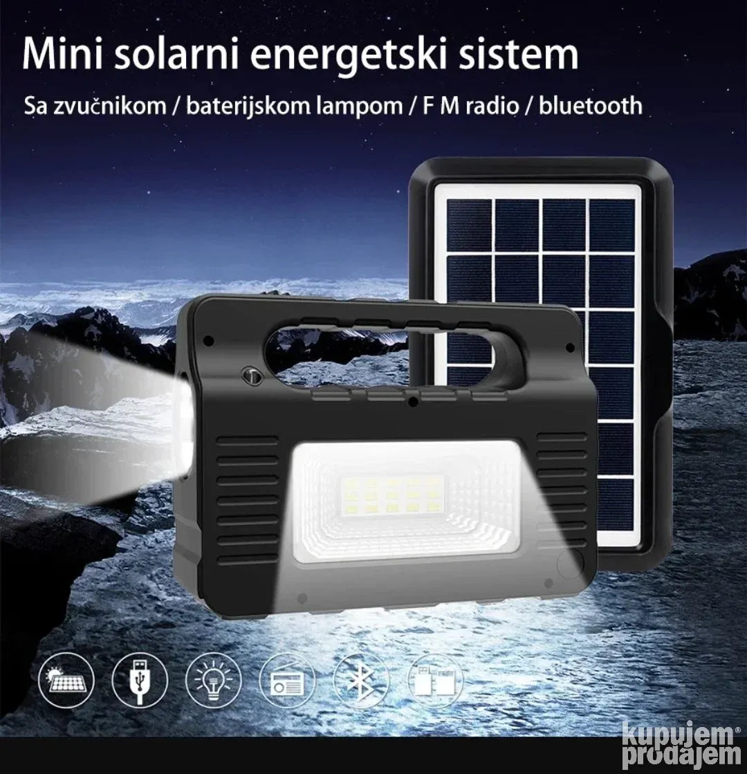 Multifunkcionalni prenosni sistem,solarni radio,lampa