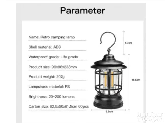 Kamp lampa - Lampa za kampovanje - Lampa