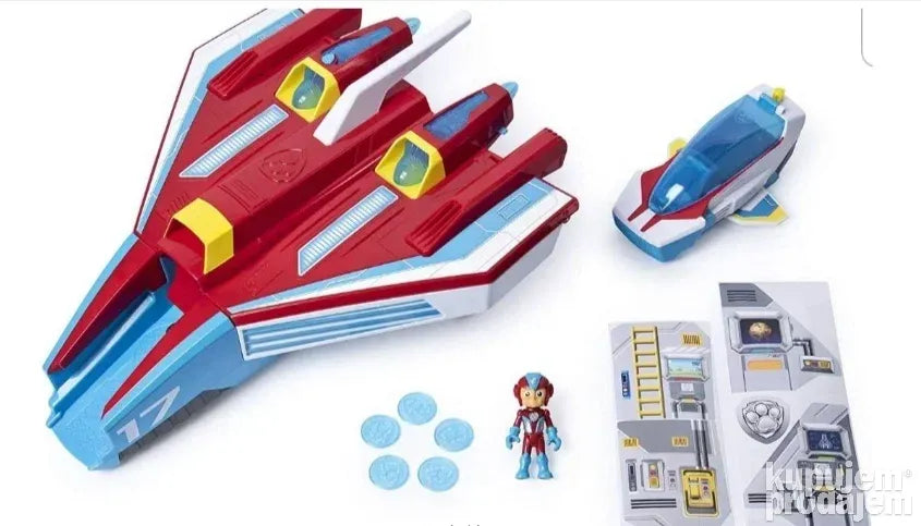 Patrolne sape avion 2in1 - Paw patrol mlaznjak - Veliki set