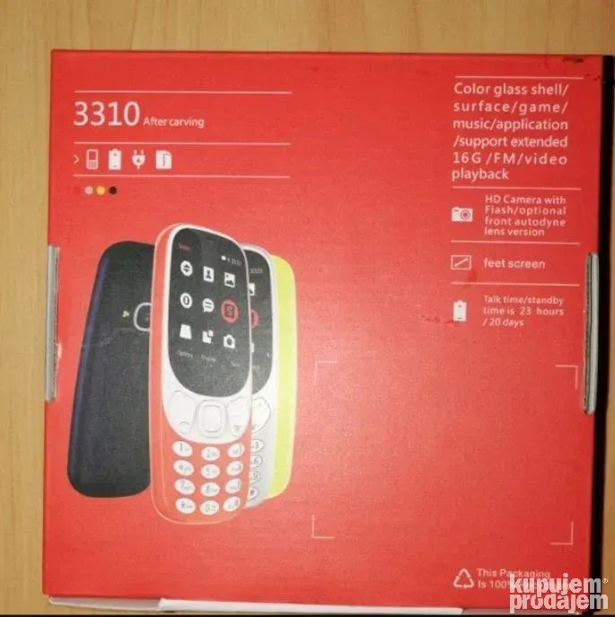 Nokia 3310 Orange Srpski meni