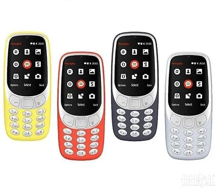 Nokia 3310 crna Srpski meni