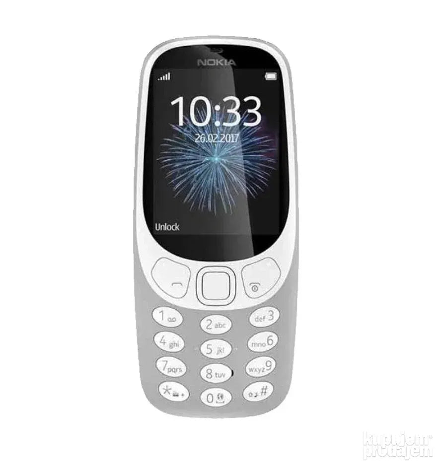 Nokia 3310 siva Srpski meni