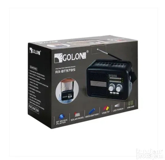 Golon RKS-BT978S Radio sa solarnim punjenjem