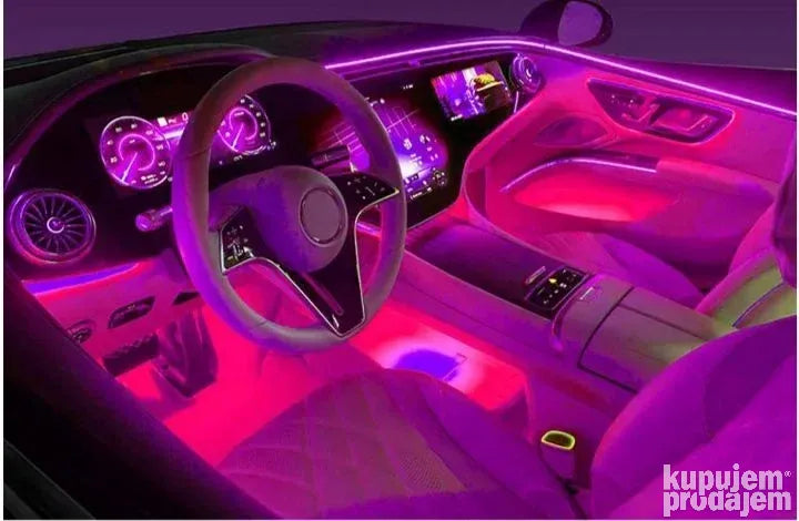 LED roze ambijentalno svetlo za automobile