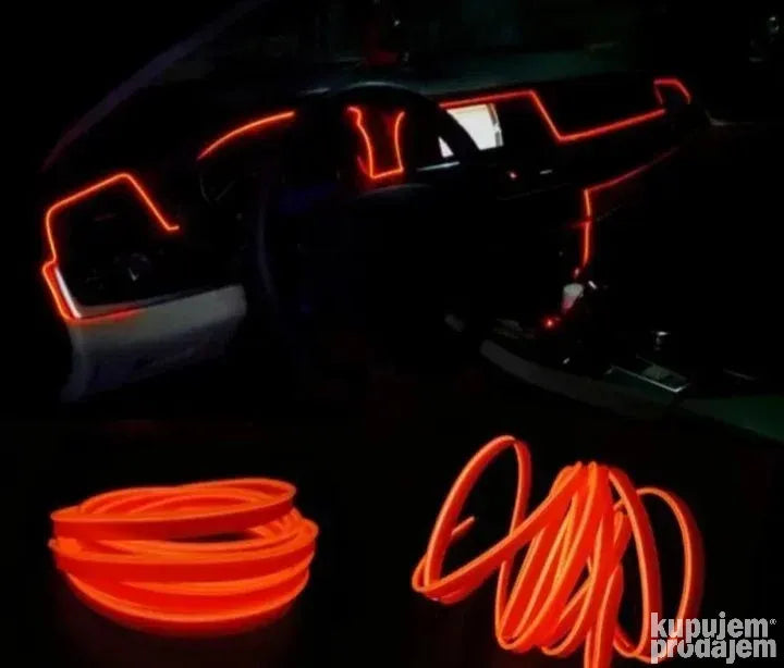 LED orange ambijentalno svetlo za automobile