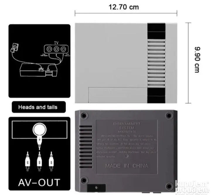 Retro konzola sa 620 igara i 2 dzojstkka