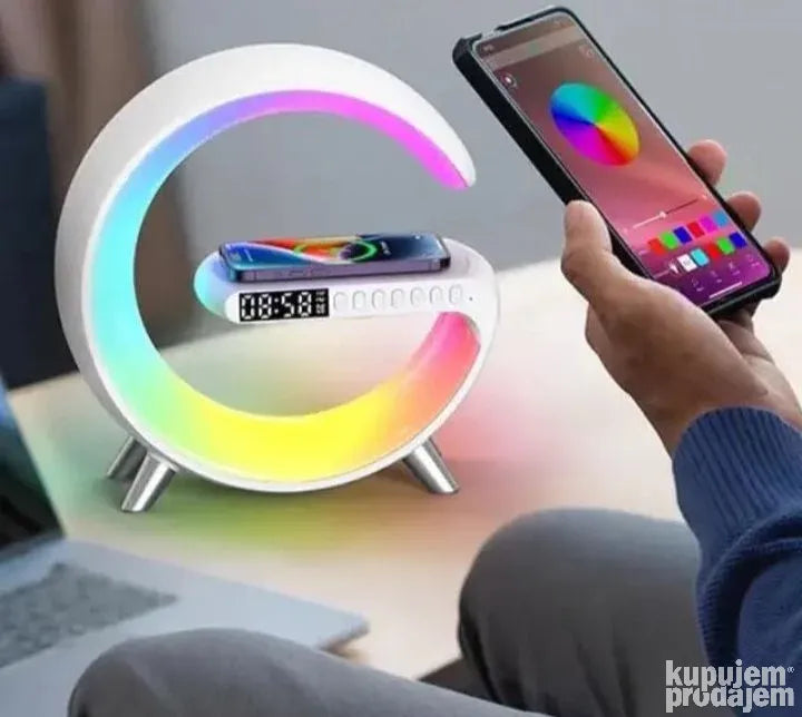 RGB lampa, punjač, Bluetooth zvučnik i sat