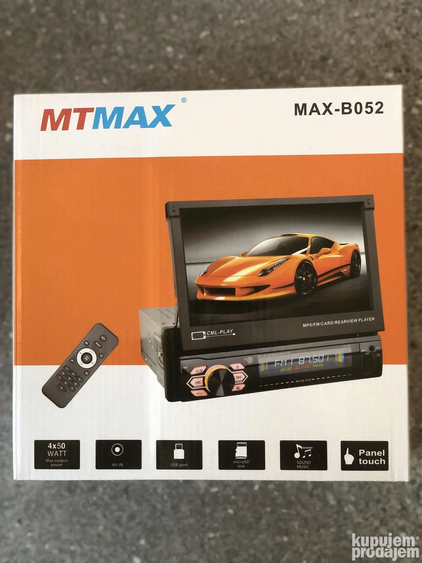 Auto Radio Multimedia MAX-B052 USB/SD/BLUETOOTH/AUX MP5