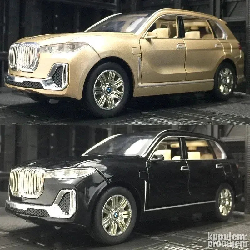 Bmw X7 1/24 Diecast Crna