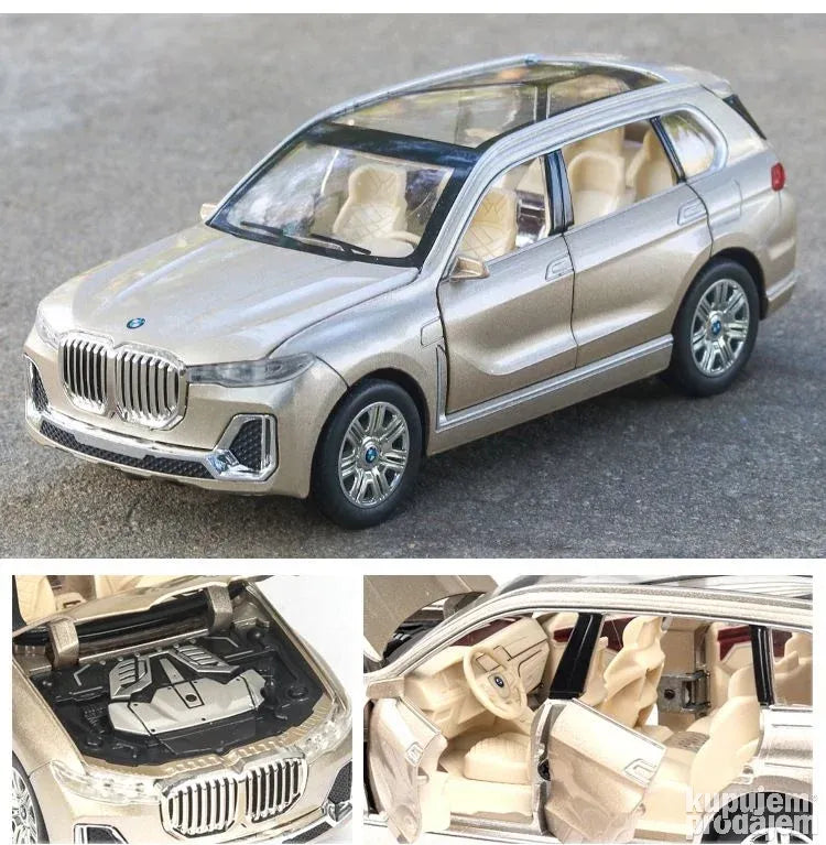 Bmw x7 1/24 zlatni