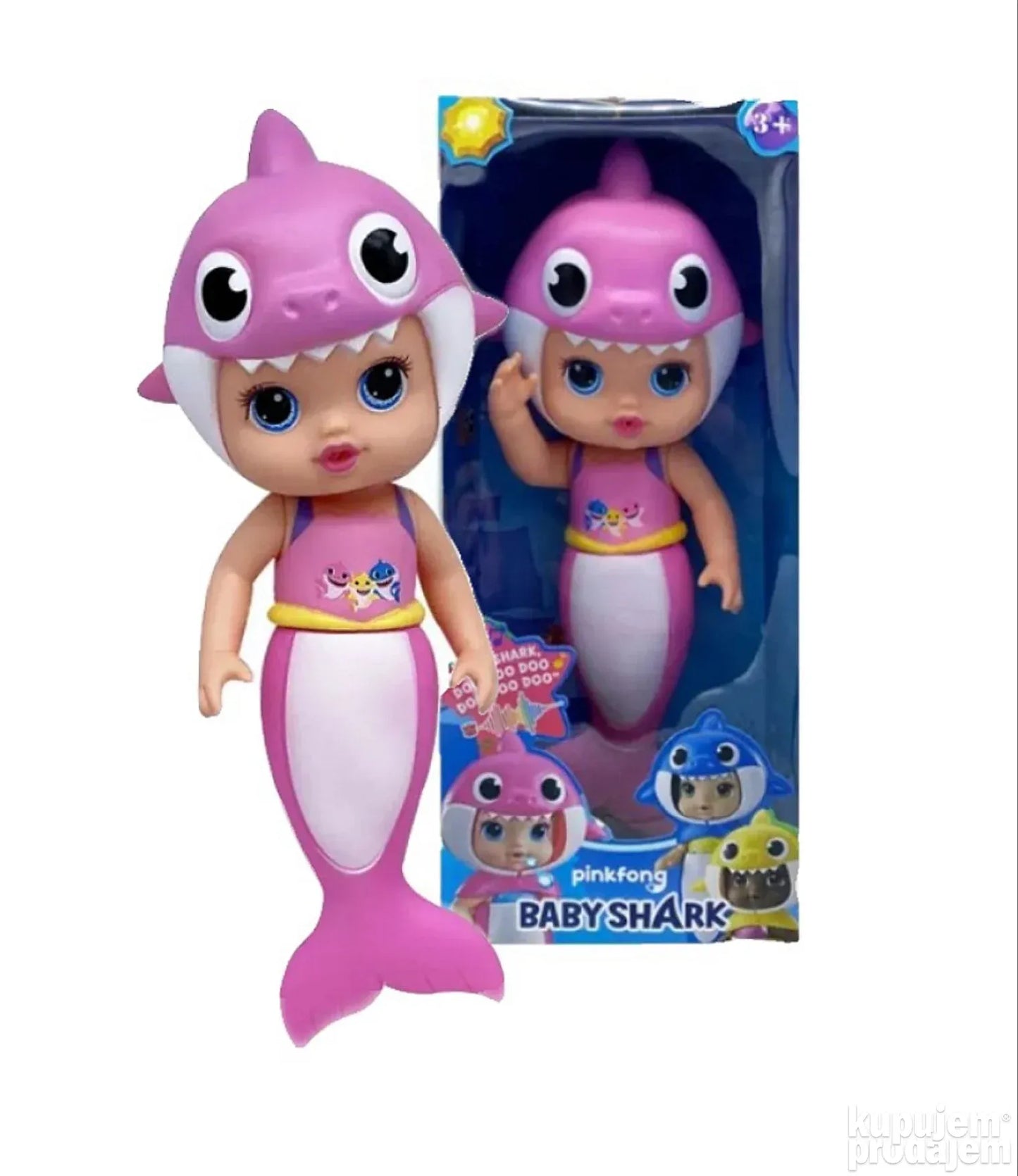 Roze beba lutka Baby shark muzička