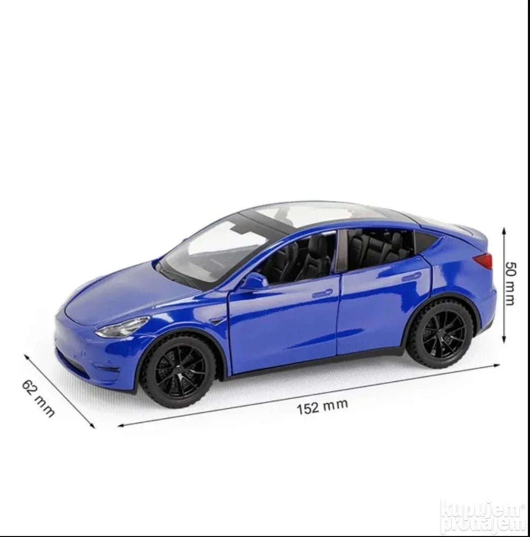 1:32 Tesla Model Y Plava