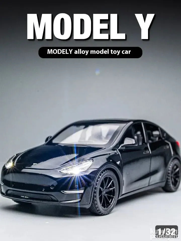 1:32 Tesla Model Y Crna