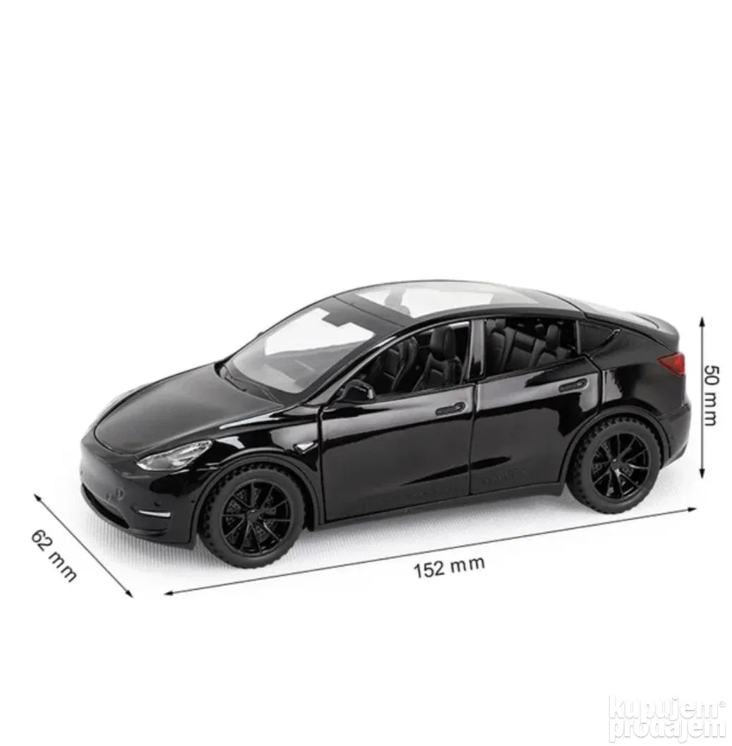 1:32 Tesla Model Y Crna