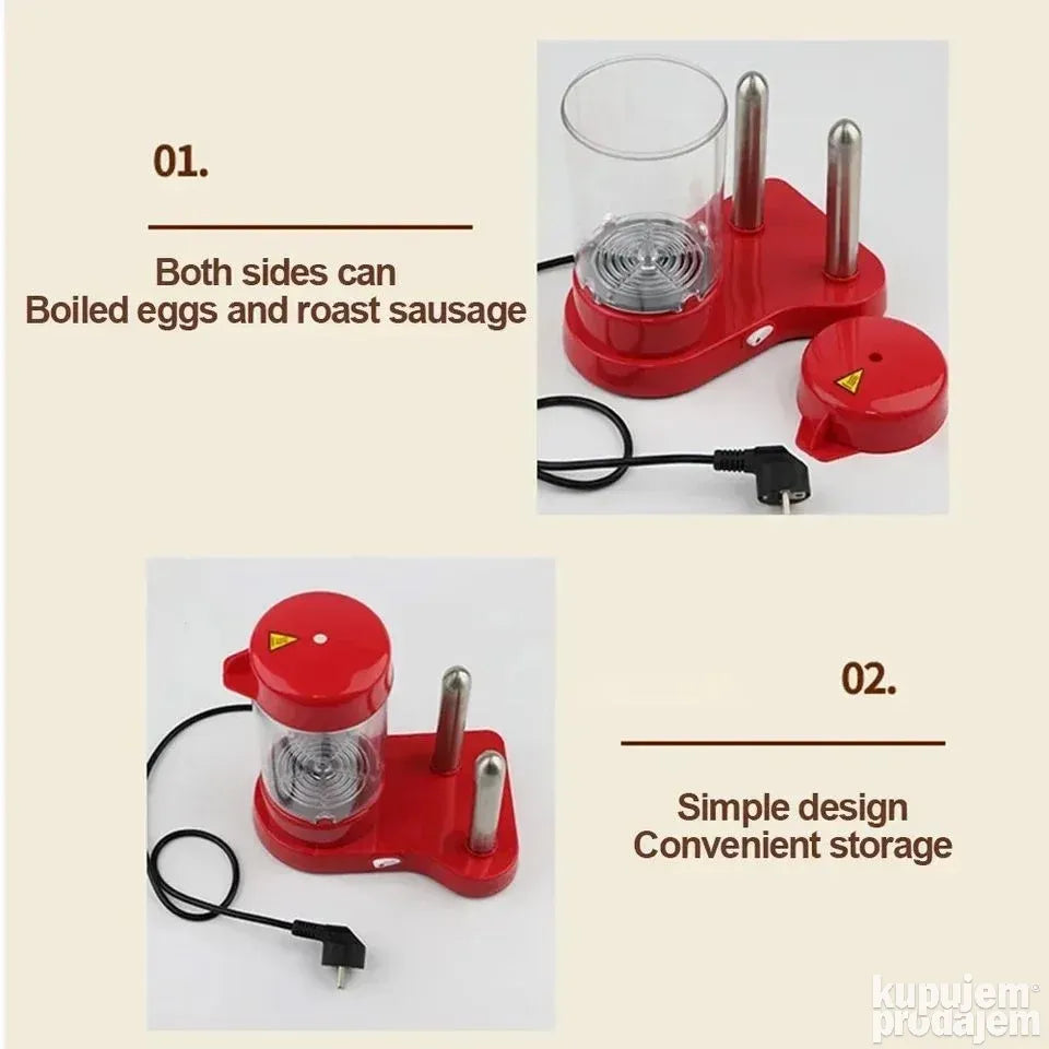 Hot dog maker aparat dupli 450w