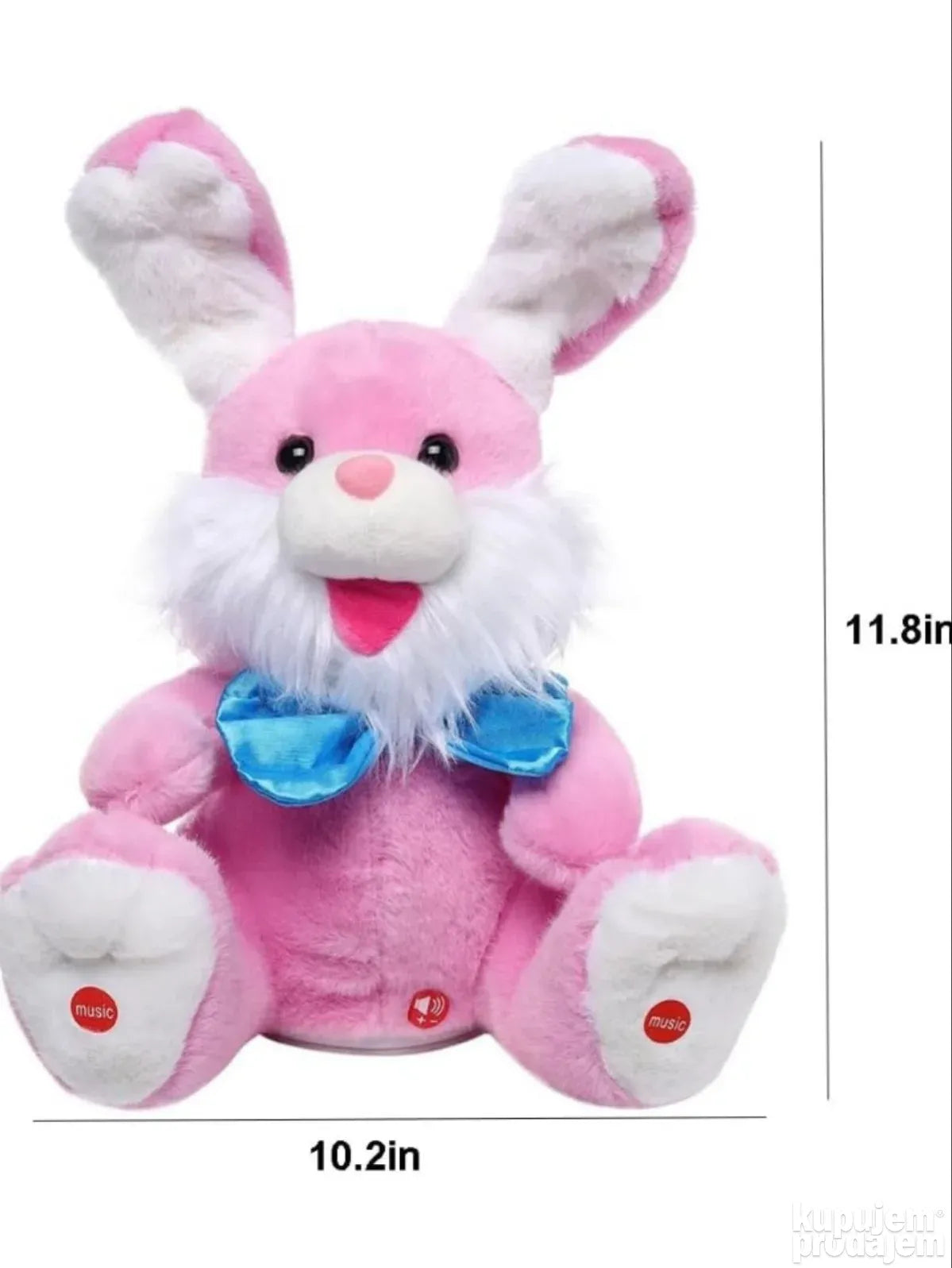 Brbljivi zeka Bunny za devojčice