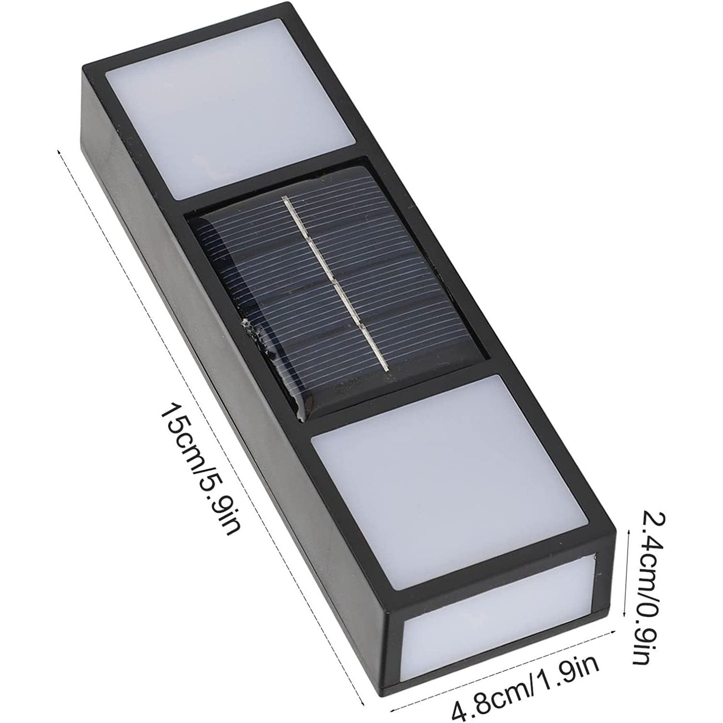 Zidna solarna lampa K001 – 2 kom