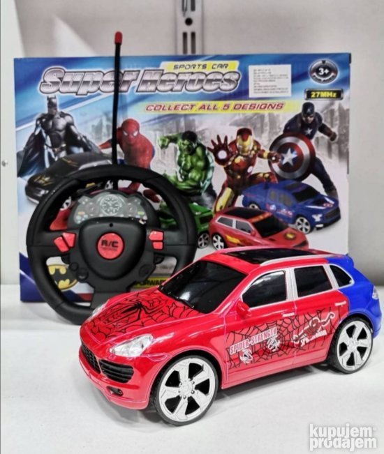 Auto Spider-Man i auto Hulk na daljinski