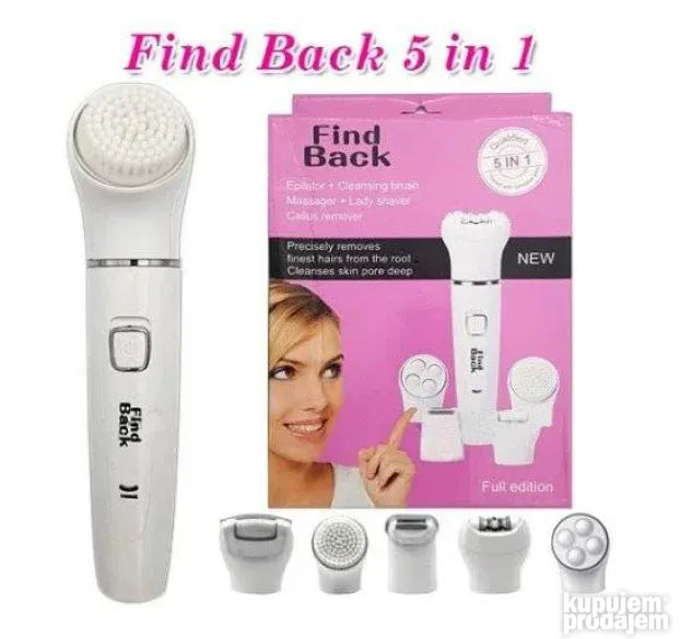 Epilator 5 u 1 Find back