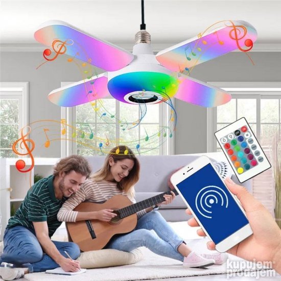 LED BLUETOOTH muzička sijalica